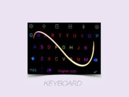 RGB LED keyboard app